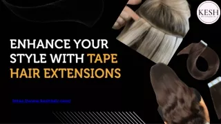 Enhance Your Style with Tape Hair Extensions