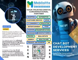 ChatBot Development Solutions