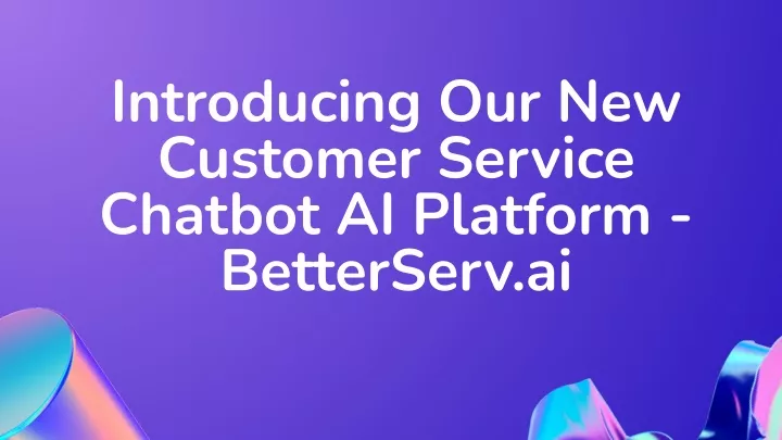 introducing our new customer service chatbot