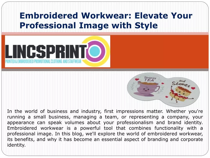 embroidered workwear elevate your professional