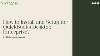 how to install and setup for quickbooks desktop