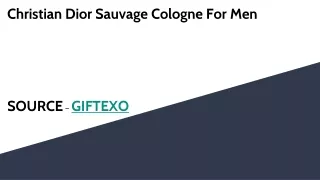 Christian Dior Sauvage Cologne For Men