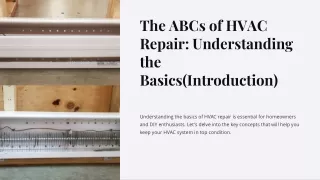 The ABCs of HVAC Repair: Understanding the Basics