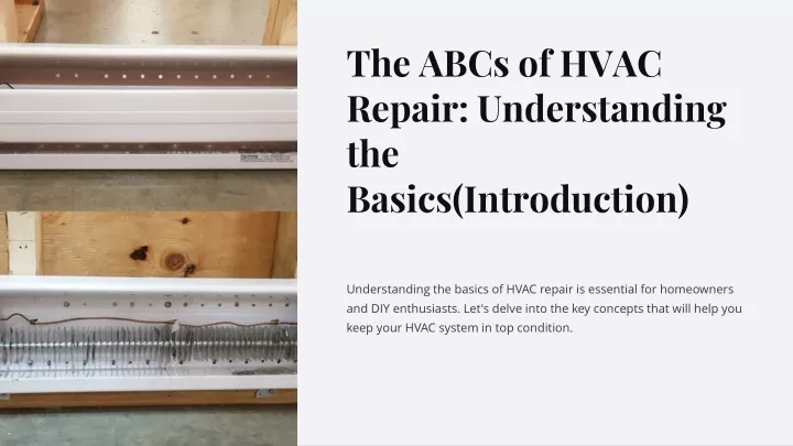 the abcs of hvac repair understanding the basics