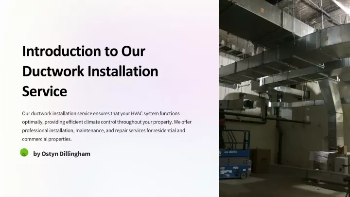 Ppt Ductwork Installation North Charleston Powerpoint Presentation