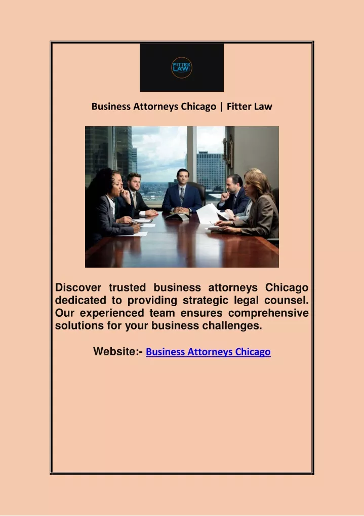 business attorneys chicago fitter law