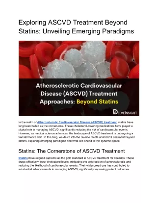 Atherosclerotic Cardiovascular Disease (ASCVD) Treatment Approaches_ Beyond Statins