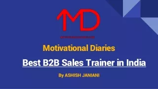 Best B2B Sales Trainer in India