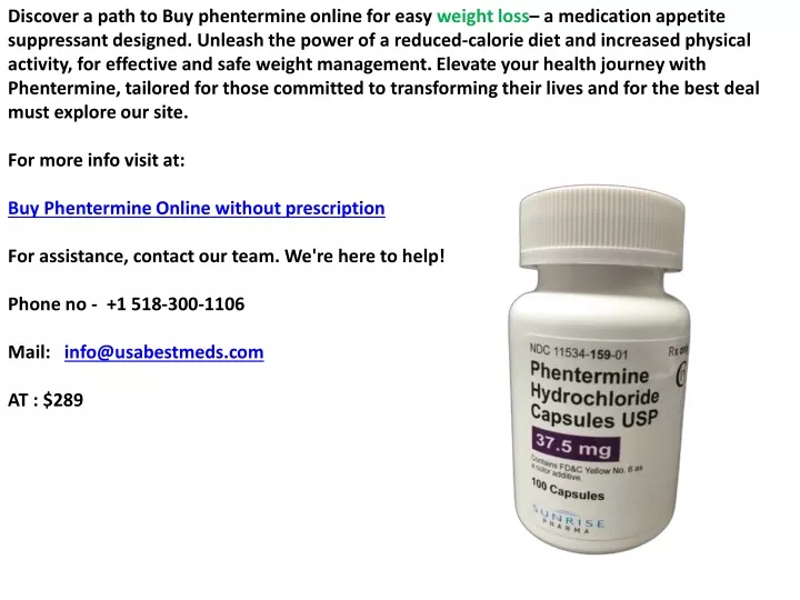 discover a path to buy phentermine online
