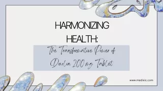 Harmonizing Health The Transformative Power of Doxolin 200 mg Tablet