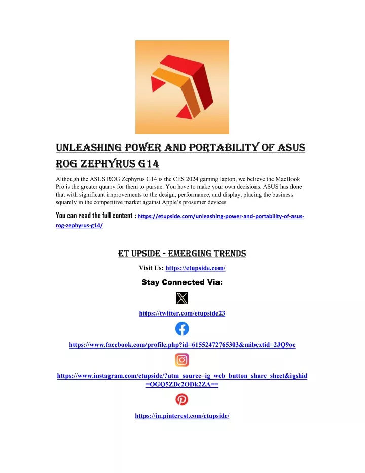 unleashing power and portability of asus