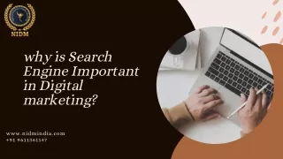 why is Search Engine Important in Digital marketing?