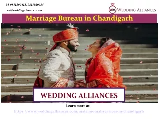 Top Marriage Bureau in Chandigarh