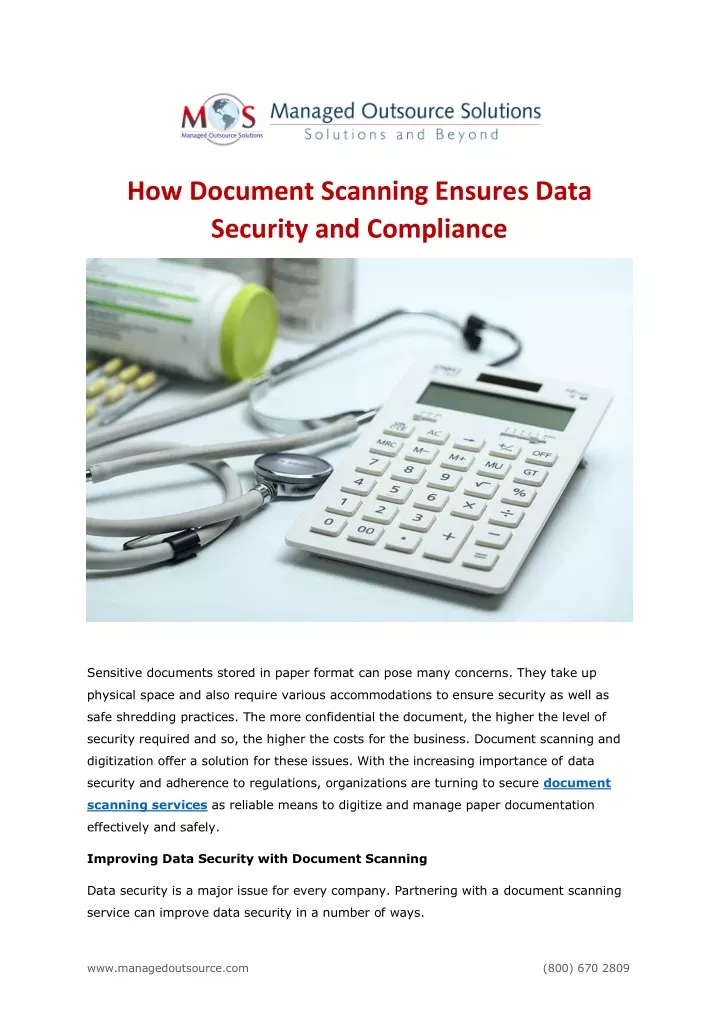 how document scanning ensures data security