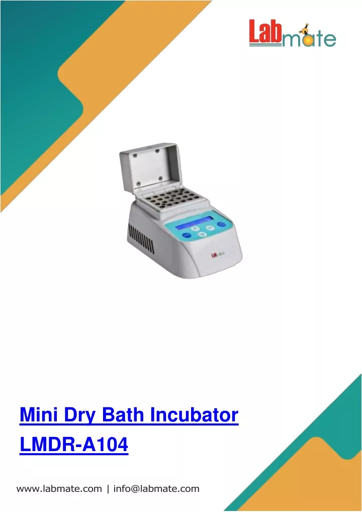 mini dry bath incubator lmdr a104
