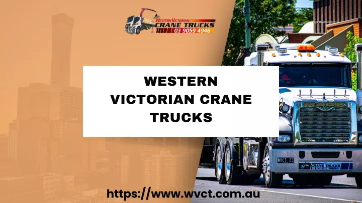 western victorian crane trucks