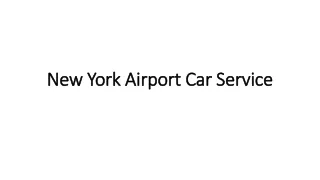 New York Airport Car Service