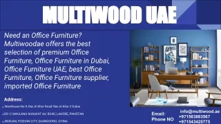 Best Office Furniture in dubai, UAE –  971563883567 – Multiwood