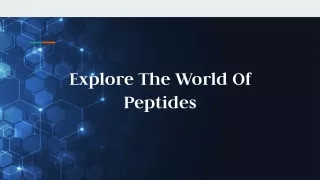 World Of Peptides - PPT