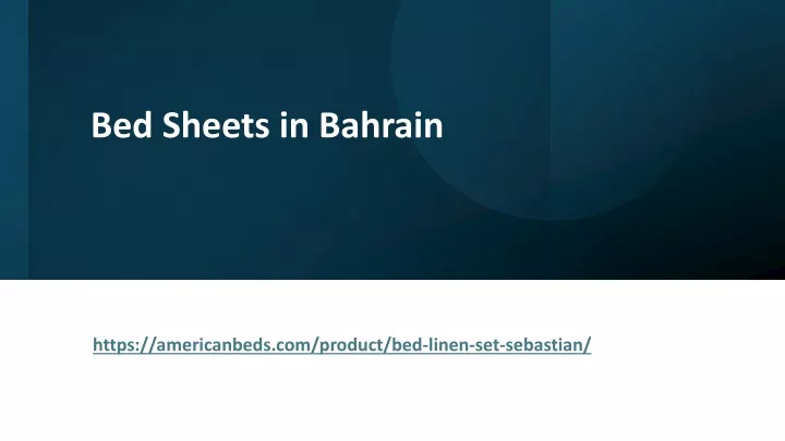 bed sheets in bahrain