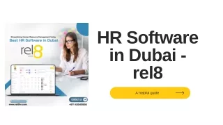 HR Software in Dubai - rel8