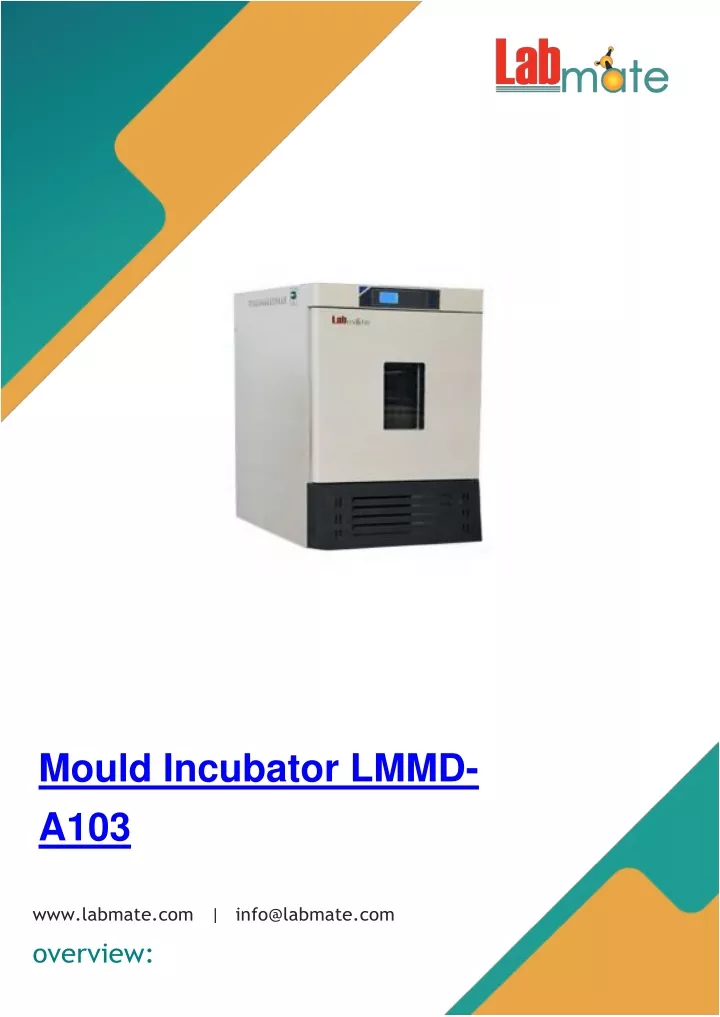 mould incubator lmmd a103
