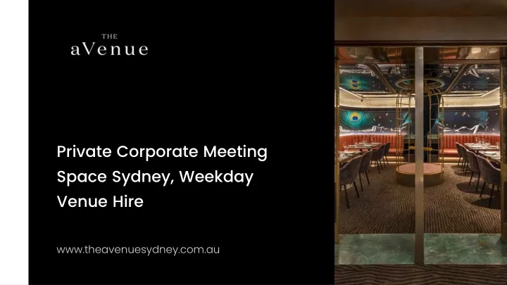 private corporate meeting space sydney weekday