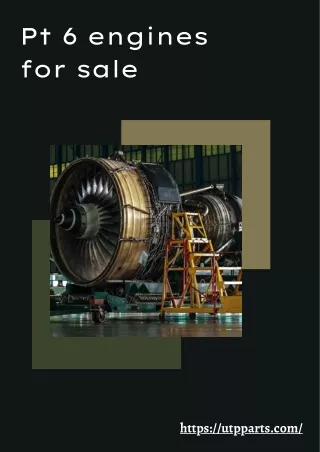 Pt 6 Engine For Sale