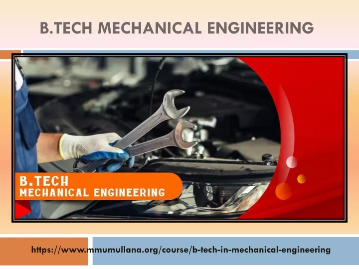 b tech mechanical engineering