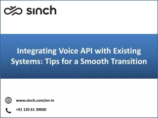 Integrating Voice API with Existing Systems Tips for a Smooth Transition