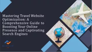 Optimizing Your Travel Website For Search Engines A Comprehensive Guide