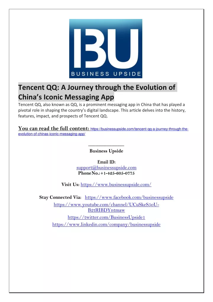 tencent qq a journey through the evolution