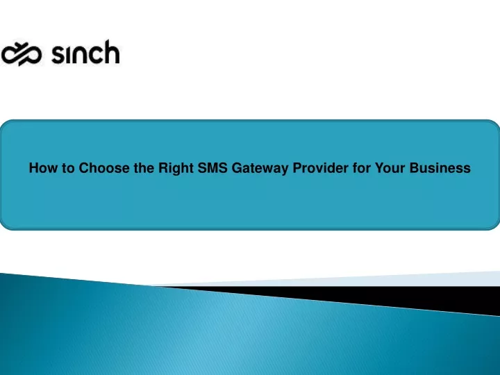 how to choose the right sms gateway provider