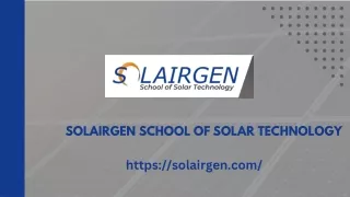 Solar Panel Installation Training – Best Support Entrepreneurial Aspirants