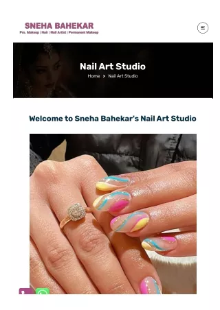 nail-art-studio- Sneha Bahekar Makeup Artist