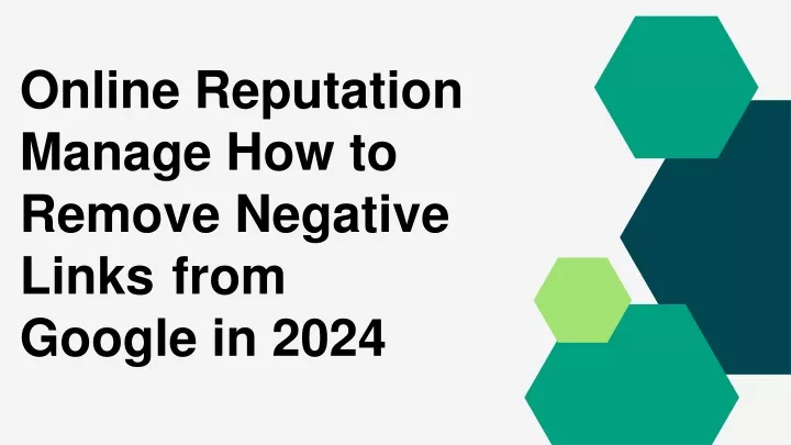 online reputation manage how to remove negative