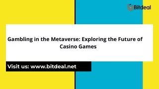 Gambling in the Metaverse_ Exploring the Future of Casino Games - Metaverse Casino Game Develop