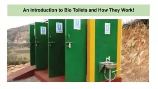 An Introduction to Bio Toilets and How They Work!