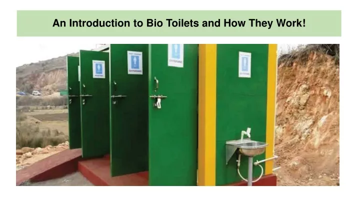 an introduction to bio toilets and how they work