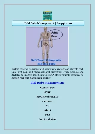 Ddd Pain Management | Esappl.com