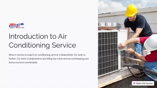 Air Conditioning Service in Bakersfield, CA
