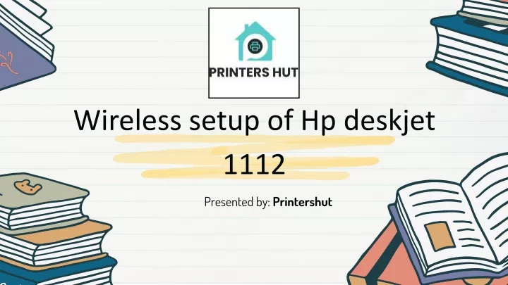 wireless setup of hp deskjet 1112