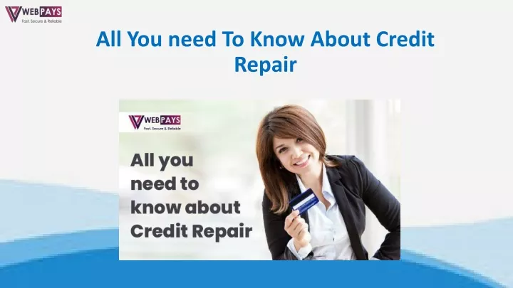 all you need to know about credit repair