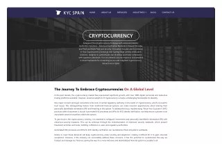 KYC solutions for Crypto Businesses - KYC Spain