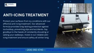 Anti Icing Treatment - Omaha Snow - Washington