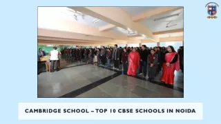 Top 10 CBSE Schools in Noida