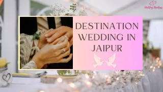 Best Wedding Venues in Jaipur for Destination Wedding | Book Now