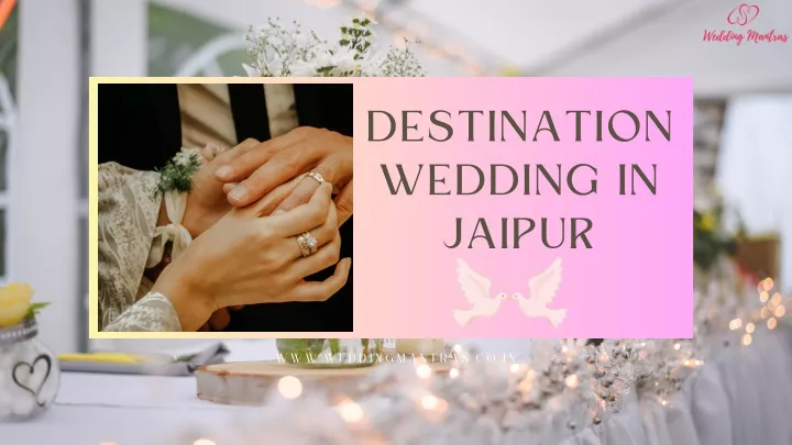 destination wedding in jaipur