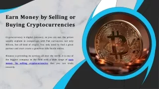 Earn Money by Selling or Buying Cryptocurrencies