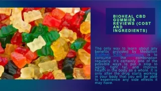 BioHeal CBD Gummies Reviews Safe To Use Website & Ingredients